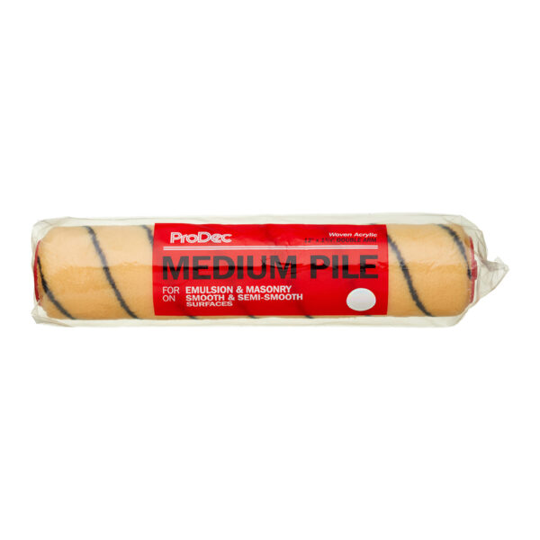 ProDec Tiger Stripe Medium Pile Roller Sleeve 12" (300mm) Emulsion & Masonry