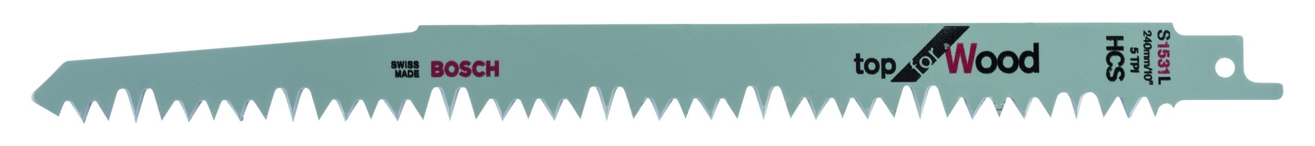 BOSCH S1531L (pkt of 5) Top for wood - 240mm 5TP