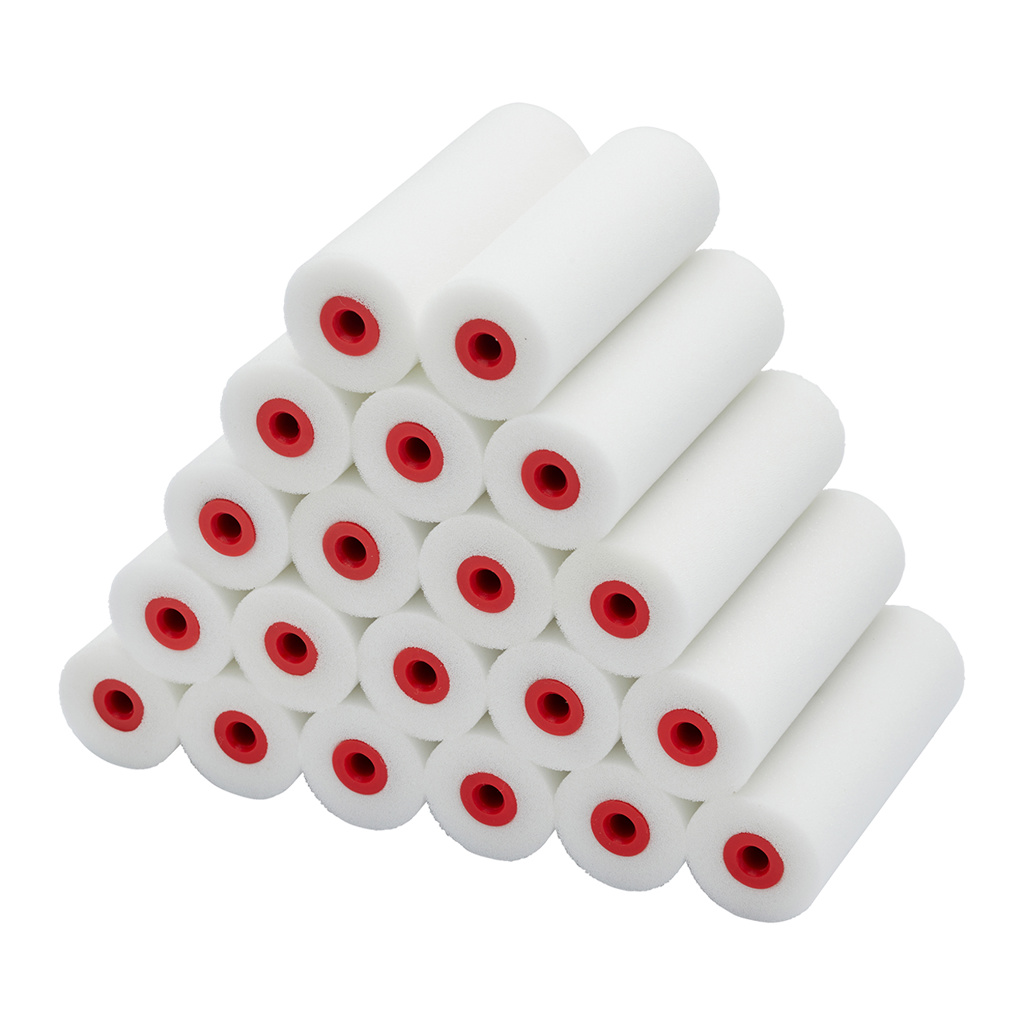 ProDec Paint Foam Rollers 4" Inch High Density Big Box Mini Sleeve Refills Box of 20 - Image 4
