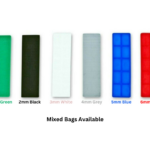 100mm x 28mm Window Glazing Packers – Plastic Glazing Shims & Floor Spacers (1mm–6mm, Various Pack Sizes)